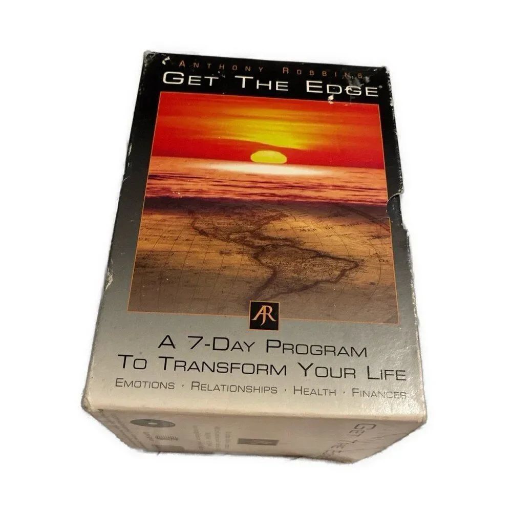 Anthony Tony Robbins Get The Edge CD Set, 7 Day Program, Transform Your Life